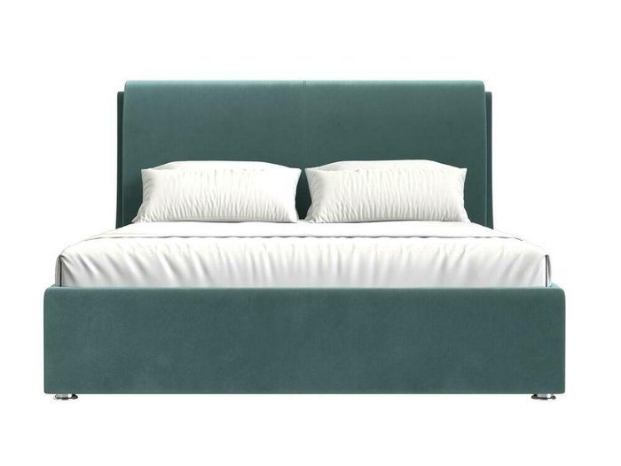 Кровать Принцесса 180х200 бирюзового цвета с подъемным механизмом - купить Кровати для спальни по цене 91999.0