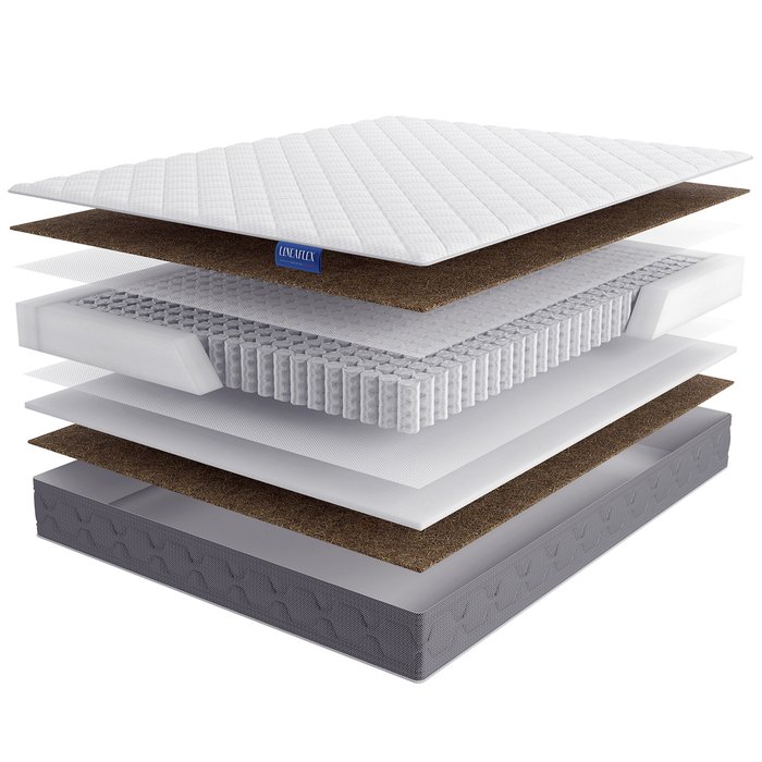 Матрас Forli 120x200 бело-серого цвета Матрас Forli 120x200 бело-серого цвета