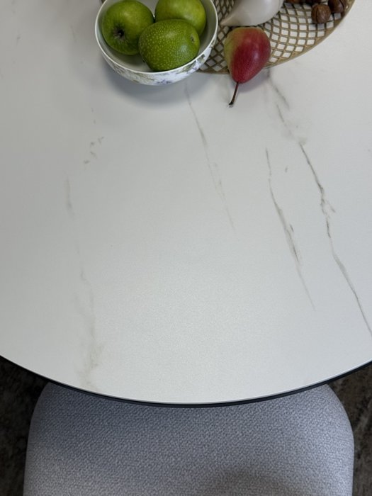 Раздвижной обеденный стол DO1300 с керамической столешницей белого цвета  - лучшие Обеденные столы в INMYROOM