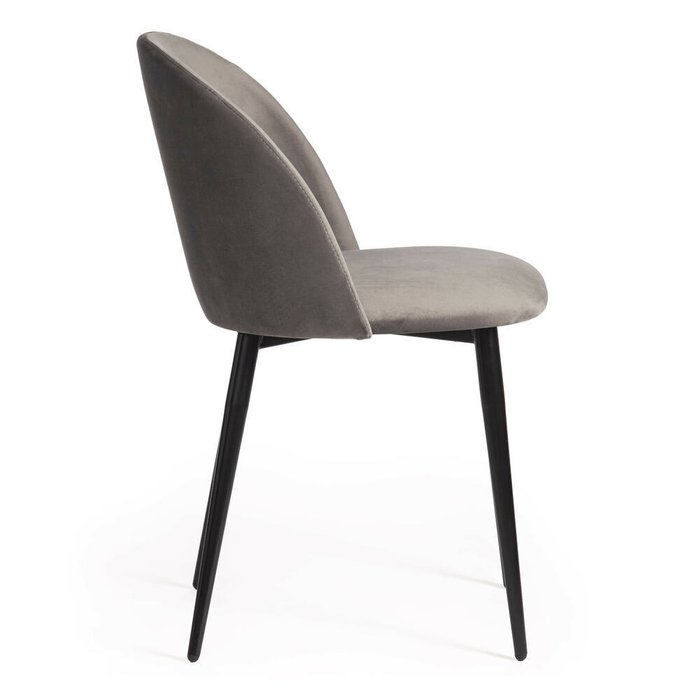 Набор из четырех стульев Monro серого цвета - лучшие Обеденные стулья в INMYROOM
