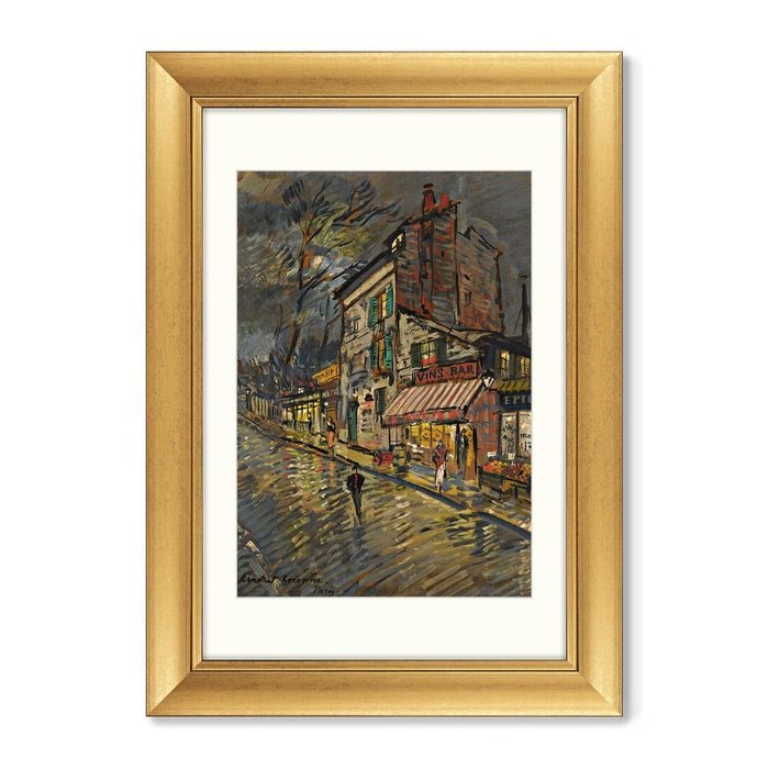 Репродукция картины Paris by night 1923 г. - купить Картины по цене 12499.0