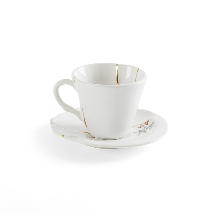 Чайный набор Kintsugi белого цвета - купить Для чая и кофе по цене 5120.0