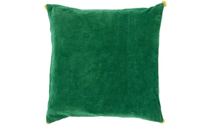 Набор из двух подушек зеленого цвета