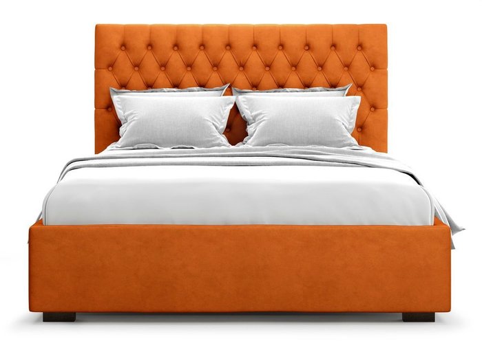 Кровать с подъемным механизмом Nemi 160х200 оранжевого цвета