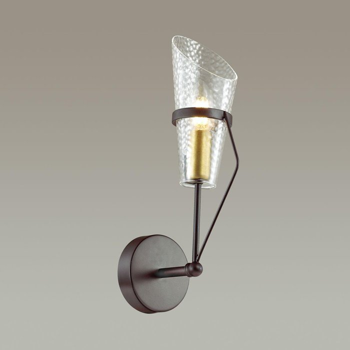Бра Morgana с плафоном из стекла - купить Бра и настенные светильники по цене 1500.0