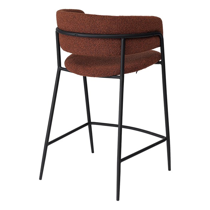 Полубарный стул Helning терракотового цвета - купить Барные стулья по цене 13900.0