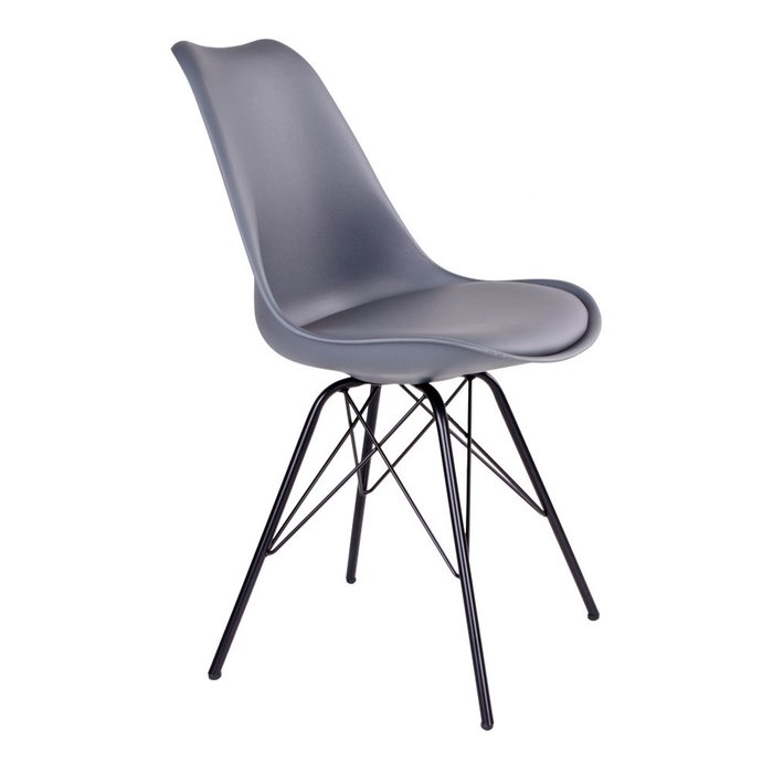 Обеденный стул Oslo серого цвета - купить Обеденные стулья по цене 11950.0