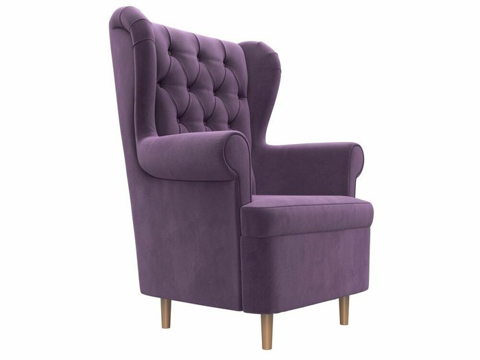 Кресло Торин Люкс сиреневого цвета - лучшие Интерьерные кресла в INMYROOM