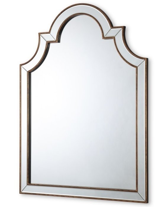 Настенное зеркало Adele в раме золотого цвета