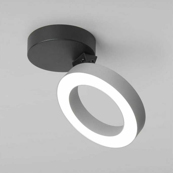Накладной светодиодный светильник Spila серебро 25105/LED - купить Подвесные светильники по цене 4420.0