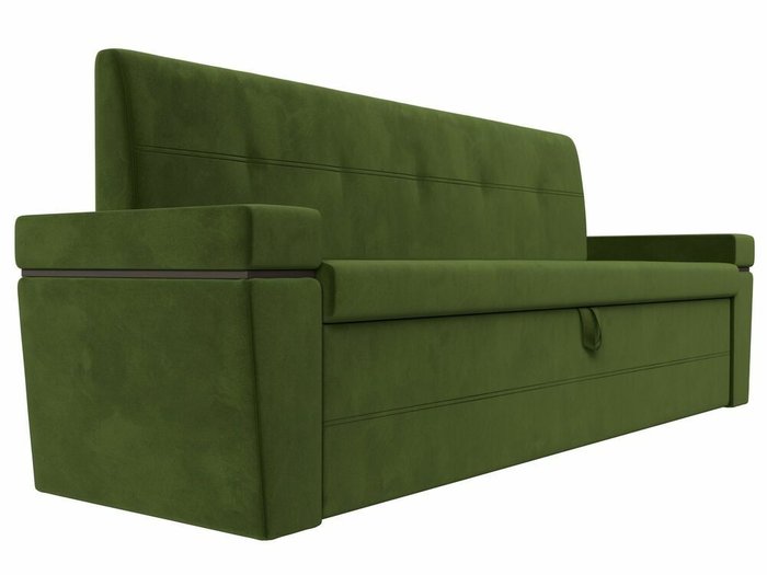 Прямой диван-кровать Деметра зеленого цвета - лучшие Прямые диваны в INMYROOM