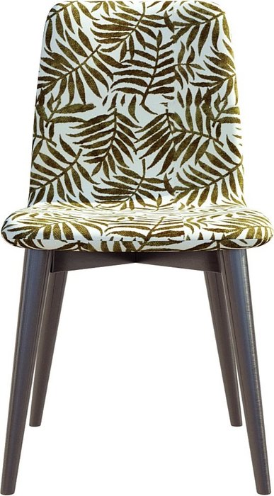 Кухонный стул Архитектор в ткани Garden с ножками цвета венге - лучшие Обеденные стулья в INMYROOM