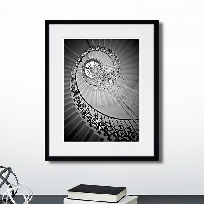 Набор из двух арт-фотографий Tulip stairs in Queen's House London - купить Картины по цене 7990.0 Набор из двух арт-фотографий Tulip stairs in Queen's House London - купить Картины по цене 7990.0