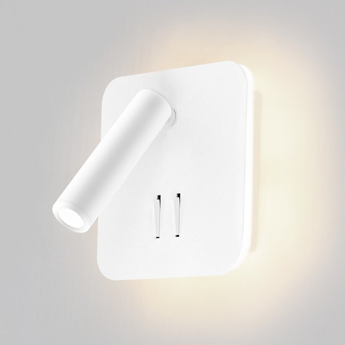 Спот Spy LED IL.0005.2101 WH (алюминий, цвет белый) - лучшие Накладные споты в INMYROOM
