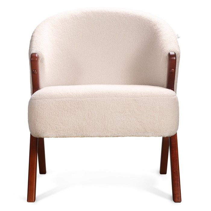 Кресло Cosiness бежевого цвета - купить Интерьерные кресла по цене 25650.0