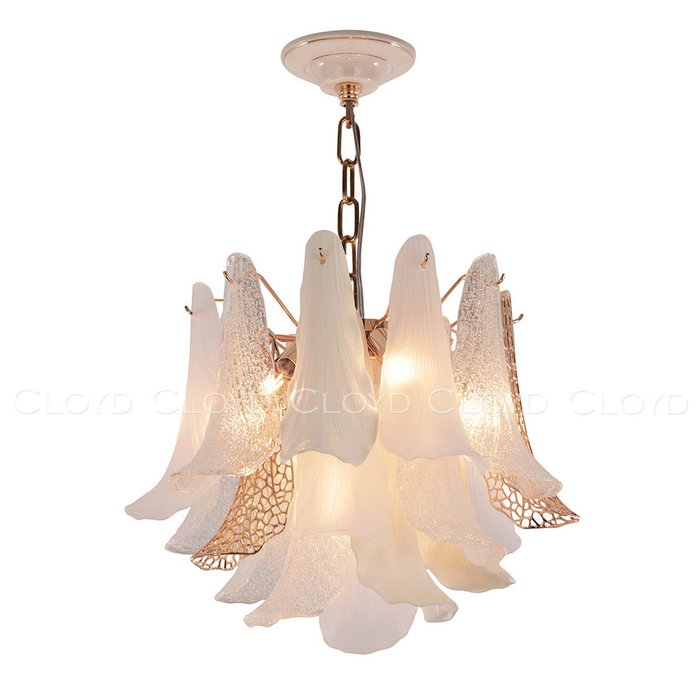 Подвесная люстра WASABI C7 золотого цвета Подвесная люстра WASABI C7 золотого цвета