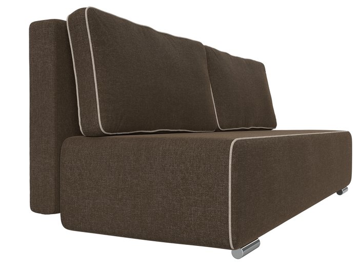 Прямой диван-кровать Уно коричневого цвета - лучшие Прямые диваны в INMYROOM