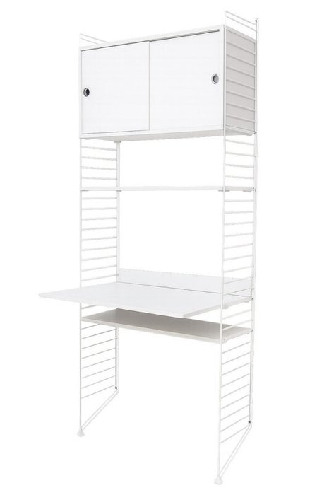 Стеллаж Астрид белого цвета Стеллаж Астрид белого цвета