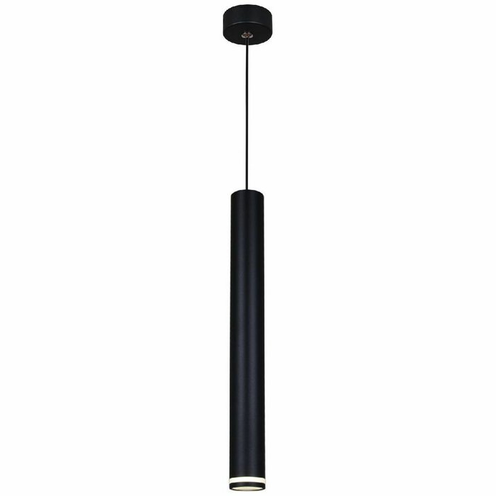 Подвесной светильник 16031-0.9-001IL LED5W BK (металл, цвет черный) - лучшие Подвесные светильники в INMYROOM Подвесной светильник 16031-0.9-001IL LED5W BK (металл, цвет черный) - лучшие Подвесные светильники в INMYROOM