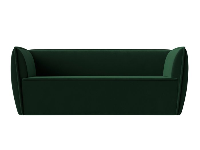 Прямой диван Бергамо зеленого цвета - купить Прямые диваны по цене 31999.0