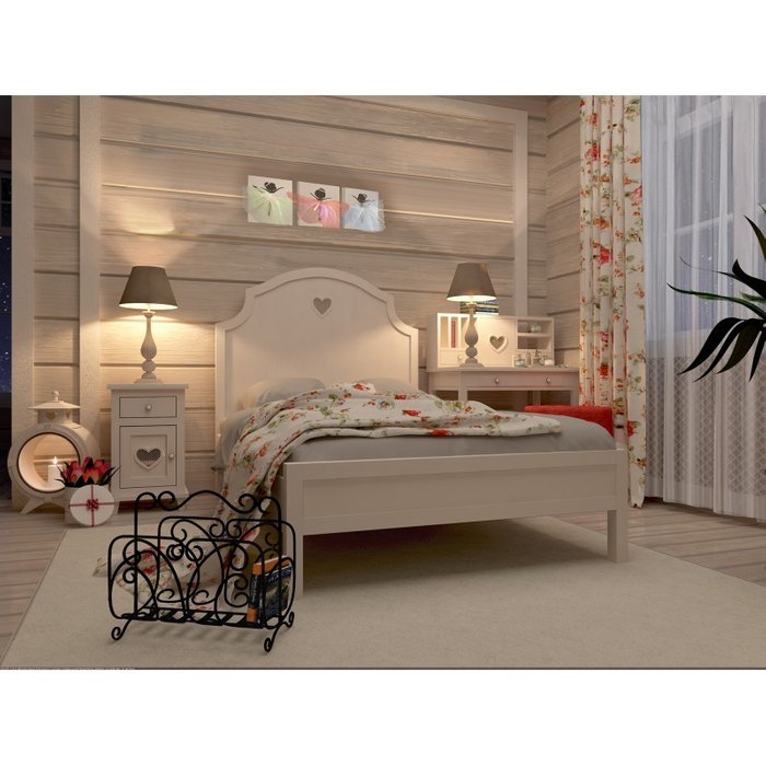 Кровать в стиле Прованс Adelina 160Х200 - лучшие Кровати для спальни в INMYROOM