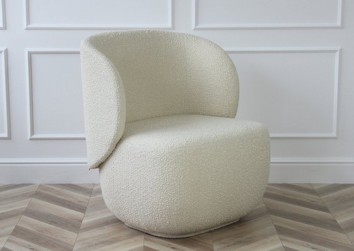Кресло E5.1 молочного цвета - купить Интерьерные кресла по цене 42900.0