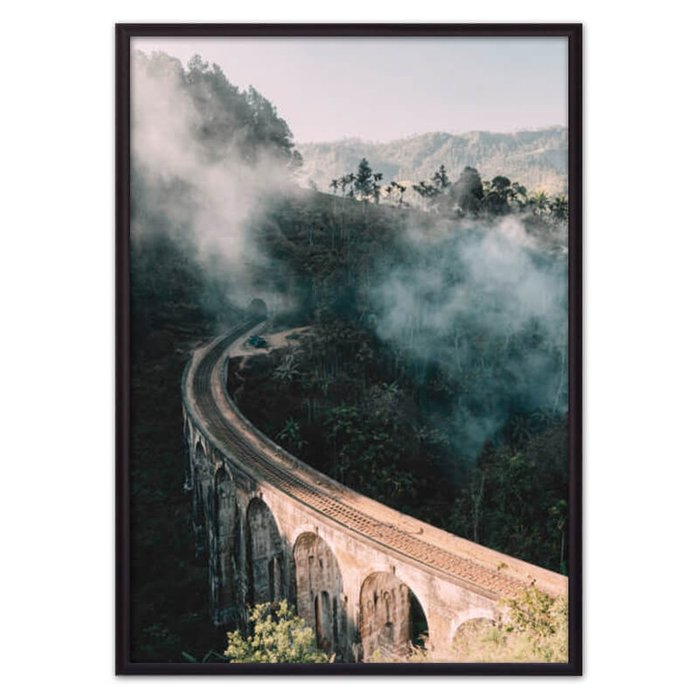 Постер в раме Мост над каньоном 60x40