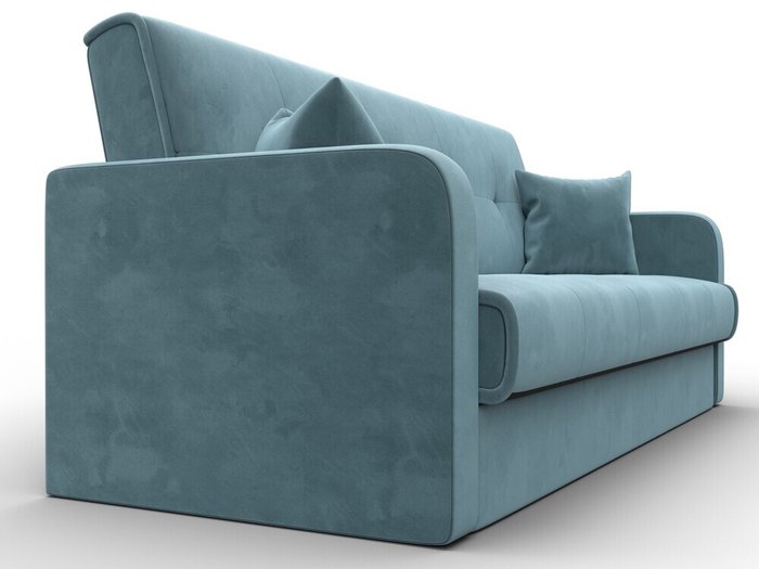Диван-книжка Надежда бирюзового цвета - лучшие Прямые диваны в INMYROOM Диван-книжка Надежда бирюзового цвета - лучшие Прямые диваны в INMYROOM