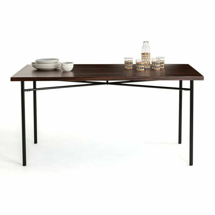Стол обеденный Lokman коричневого цвета - лучшие Обеденные столы в INMYROOM