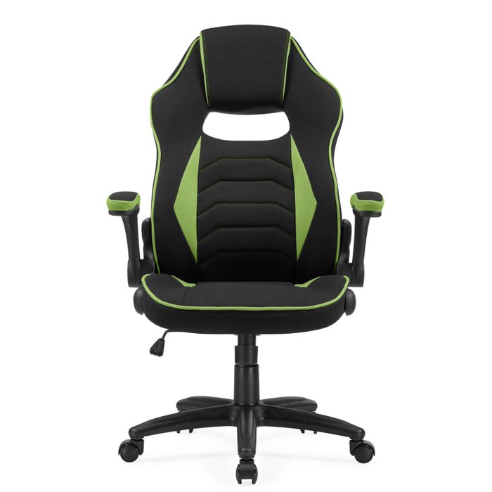 Компьютерное кресло Plast черно-зеленого цвета  - лучшие Офисные кресла в INMYROOM