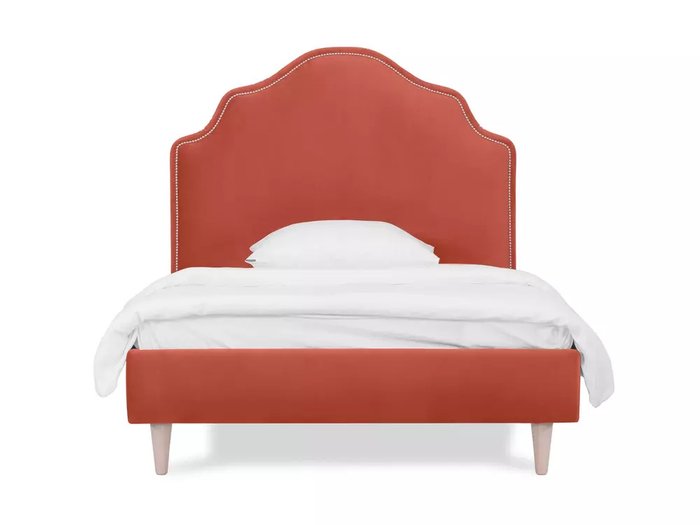 Кровать Princess II L 120х200 кораллового цвета - лучшие Кровати для спальни в INMYROOM