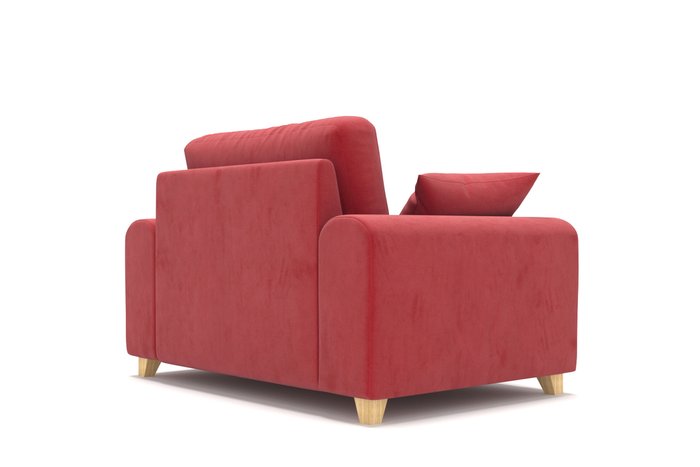  Широкое кресло Vittorio MT красное - лучшие Интерьерные кресла в INMYROOM