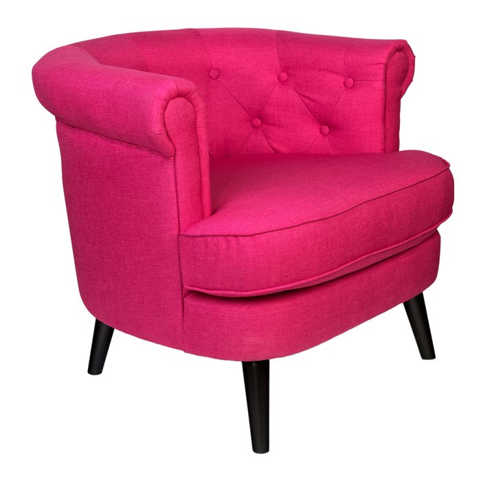 Кресло William Thackeray Розового цвета - купить Интерьерные кресла по цене 38000.0