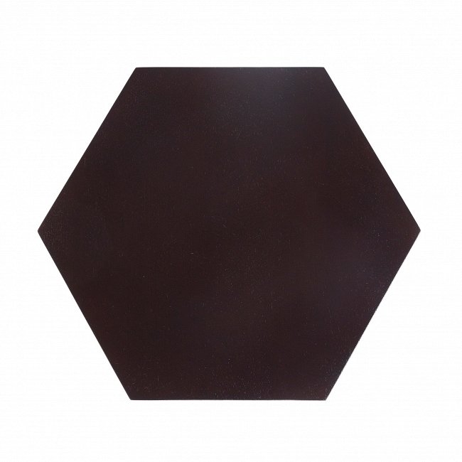 Приставной стол Marley шестиугольный темно-коричневого цвета - купить Журнальные столики по цене 15141.0