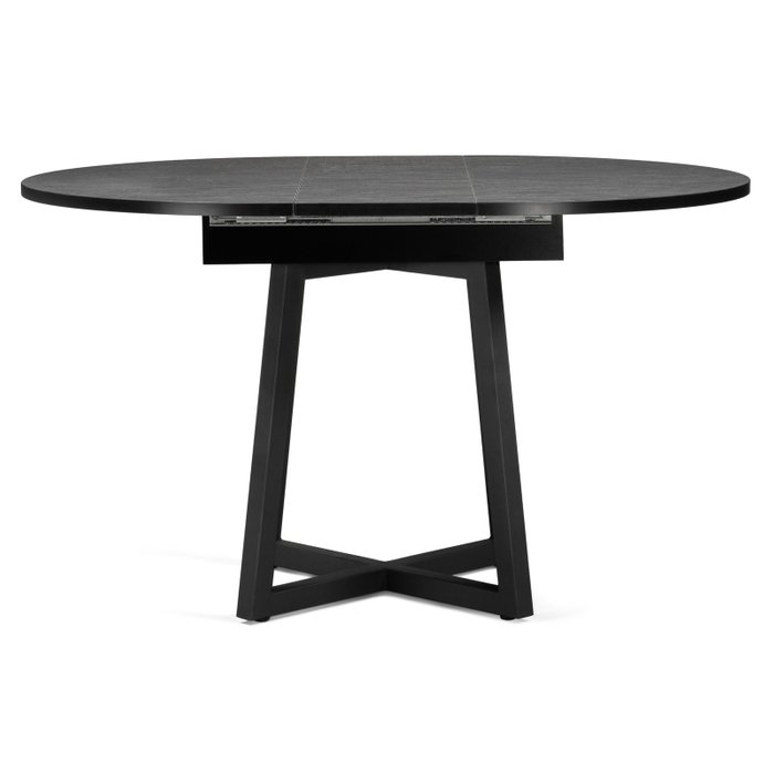 Раскладной обеденный стол Регна черного цвета - лучшие Обеденные столы в INMYROOM