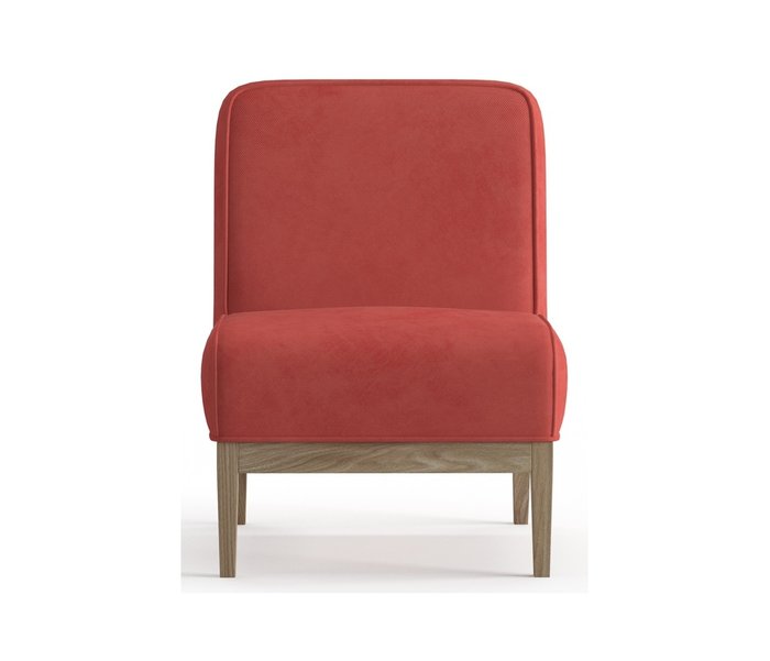 Кресло из велюра Арагорн оранжевого цвета - купить Интерьерные кресла по цене 16490.0