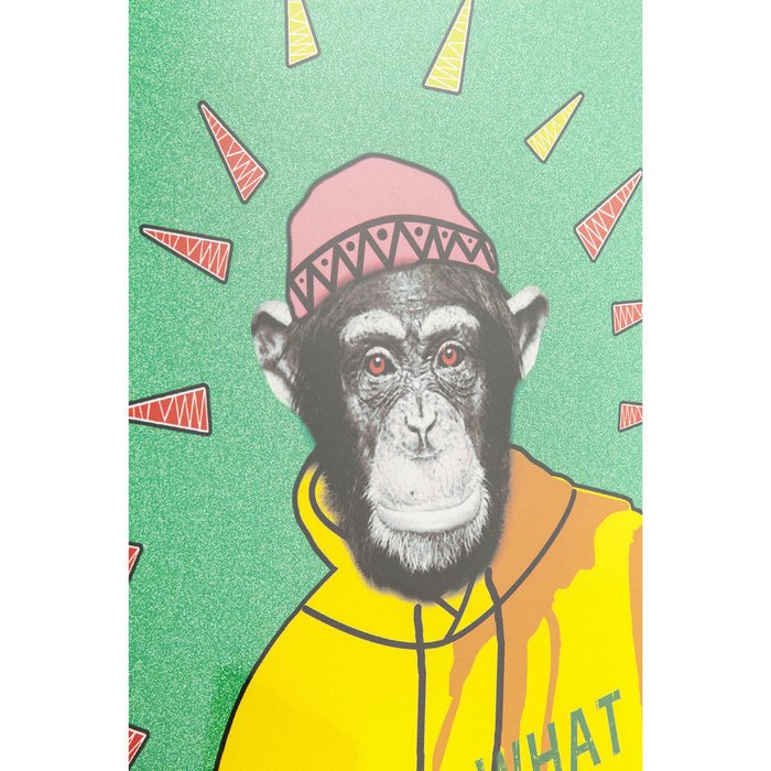 Картина Gangster Monkey в деревянной рамке - лучшие Картины в INMYROOM Картина Gangster Monkey в деревянной рамке - лучшие Картины в INMYROOM