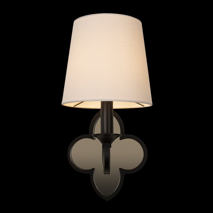 Бра Silence 10303W/B Black (ткань, цвет белый) - купить Бра и настенные светильники по цене 17510 Бра Silence 10303W/B Black (ткань, цвет белый) - купить Бра и настенные светильники по цене 17510