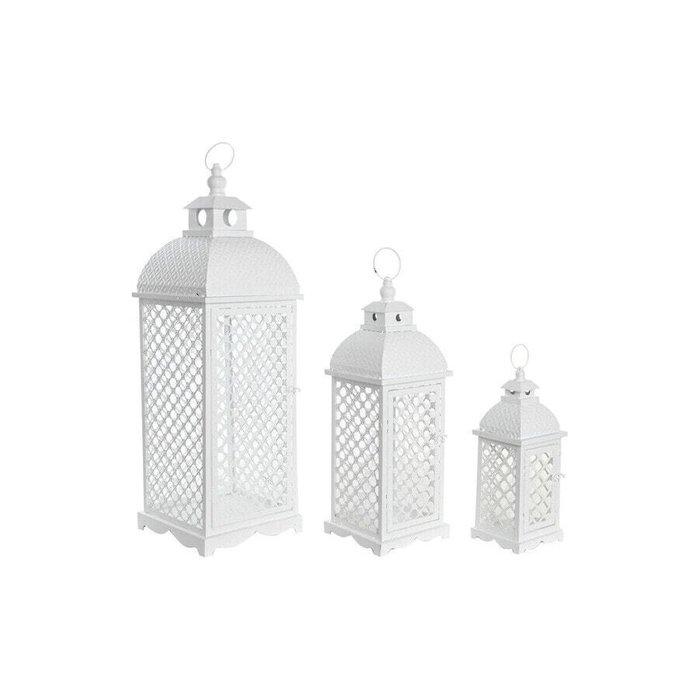 уличные фонари DKD Home Decor 24 x 24 x 74 cm Отделка состаренная Стеклянный Металл Белый Араб уличные фонари DKD Home Decor 24 x 24 x 74 cm Отделка состаренная Стеклянный Металл Белый Араб