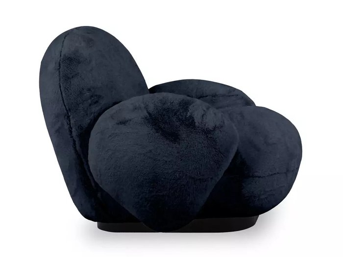 Кресло Flemming Wood черного цвета - лучшие Интерьерные кресла в INMYROOM