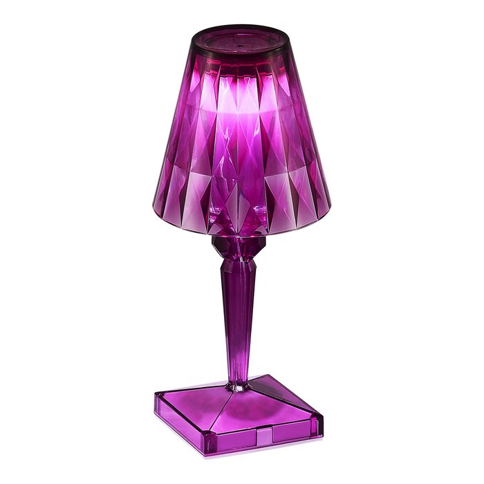 Прикроватная лампа ST-Luce Фиолетовый/Фиолетовый LED 1*3W 3000K/4000K/6000K SPARKLE - купить Настольные лампы по цене 2300.0