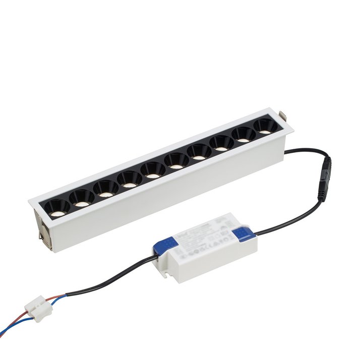 Встраиваемый белый LED светильник с драйвером, 30Вт, 4000К, 24°, 2235лм Встраиваемый белый LED светильник с драйвером, 30Вт, 4000К, 24°, 2235лм