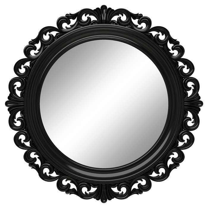 Настенное зеркало Фроуд Черный глянец