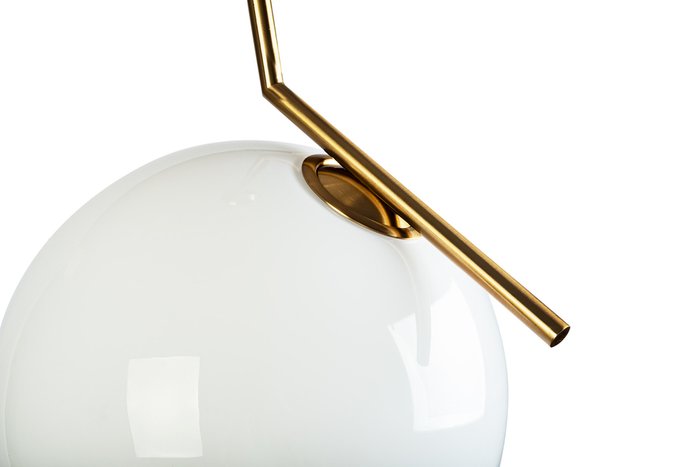  Лампа потолочная Шар с белым плафоном - купить Подвесные светильники по цене 8000.0