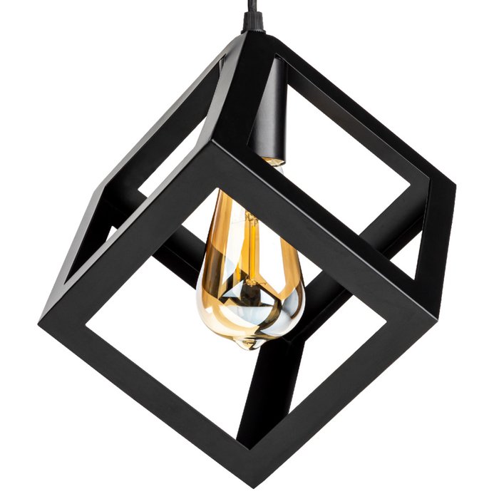 Подвесной светильник Soffitta 52626 1 (металл, цвет черный) - лучшие Подвесные светильники в INMYROOM