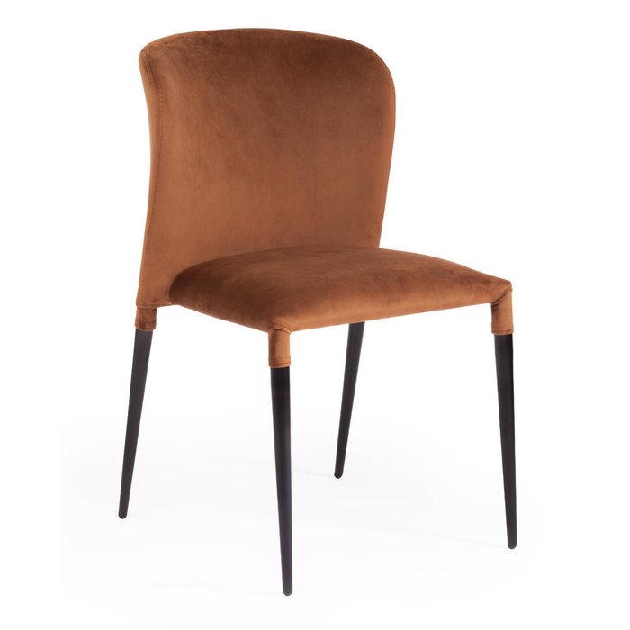 Комплект из четырех стульев Alvor коричневого цвета - купить Обеденные стулья по цене 32800.0