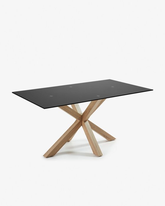 Обеденный стол Argo 180 черно-бежевого цвета - лучшие Обеденные столы в INMYROOM