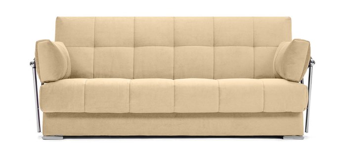 Раскладной диван с подлокотниками Delux GALAXY бежевого цвета - купить Прямые диваны по цене 29990.0