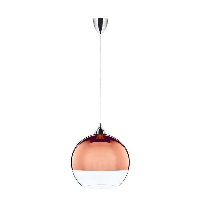 Подвесной светильник Globe Copper с плафоном из стекла