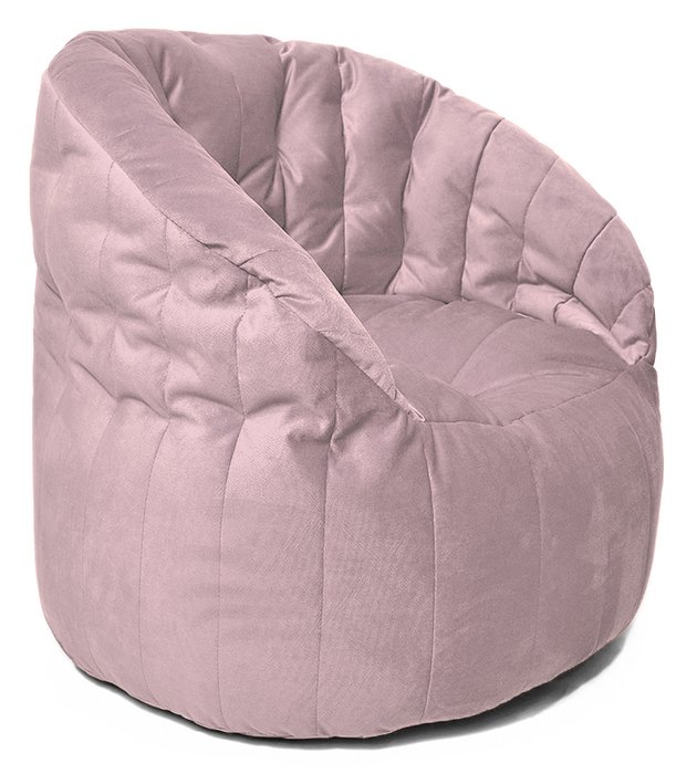Кресло мешок Энджой Maserrati 16 XL бежево-розового цвета